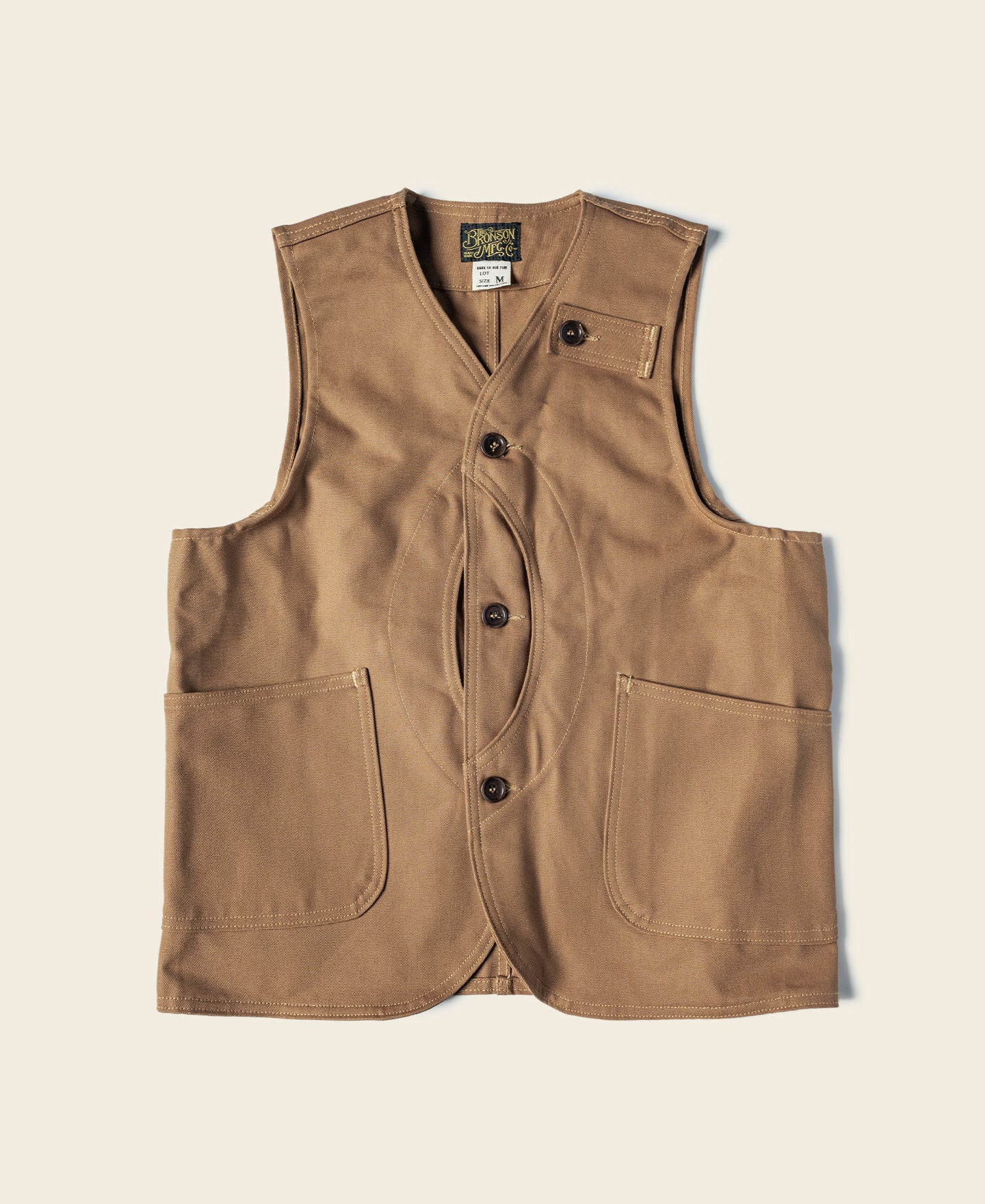 113-1930s-heavyweight-canvas-game-pocket-hunting-vest-khaki-1.jpg 1930s Heavyweight Canvas Game Pocket Hunting Vest - Khaki