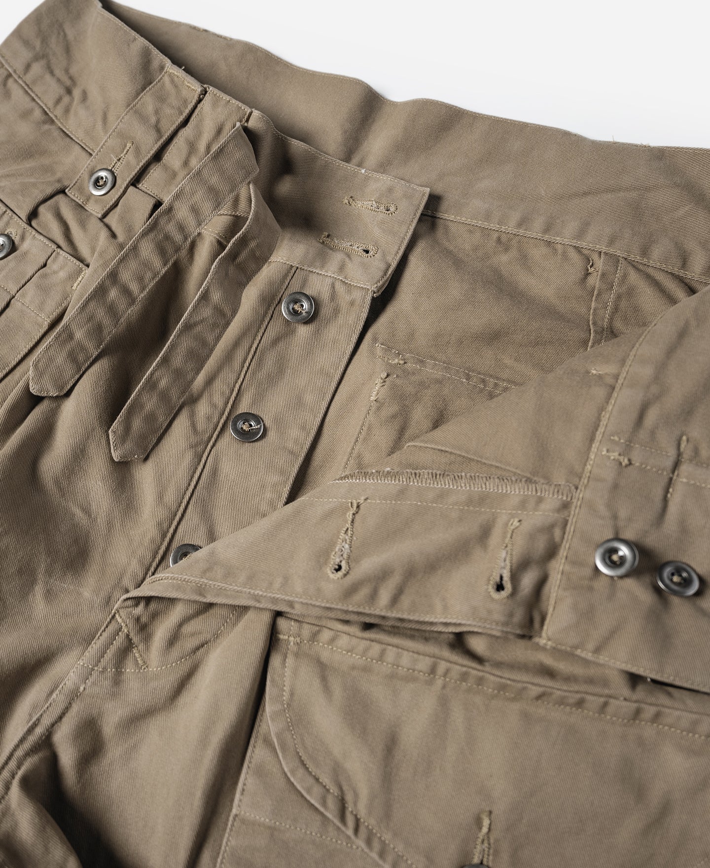 1943 British Army KD & JG Gurkha Bermuda Pants - Khaki