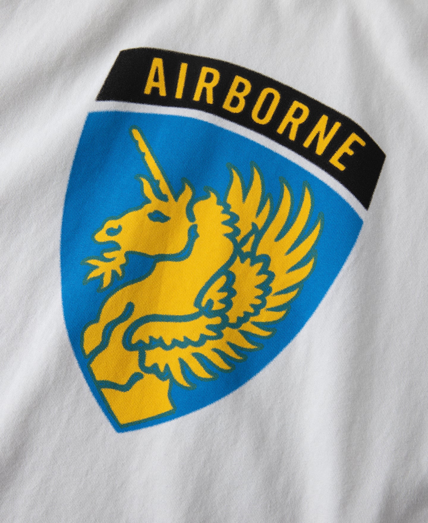 1943 WWII US Airborne Lucky 13 T-Shirt - White
