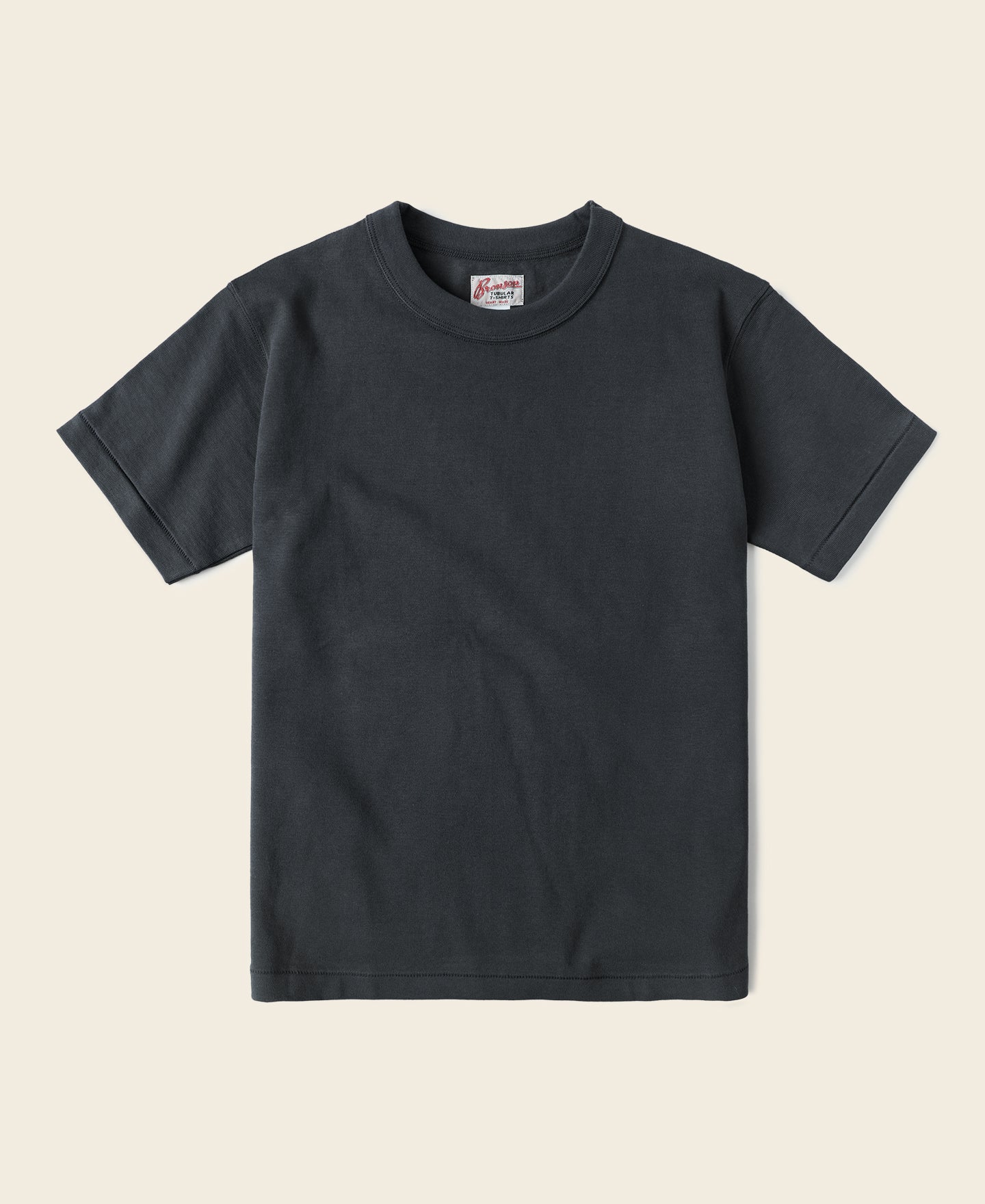 12-loopwheel-tubular-athletic-t-shirt-vintage-black-1.jpg Loopwheel Tubular Athletic T-Shirt - Vintage Black