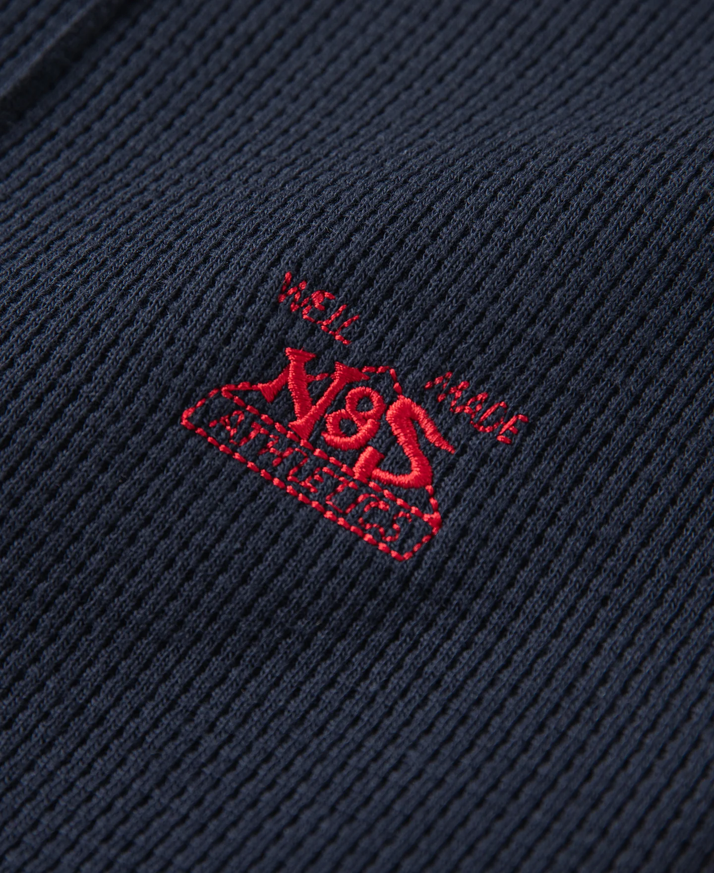 1352-1970s-heavyweight-waffle-knit-jogger-pants-navy-8.webp 1970s Heavyweight Waffle Knit Jogger Pants - Navy