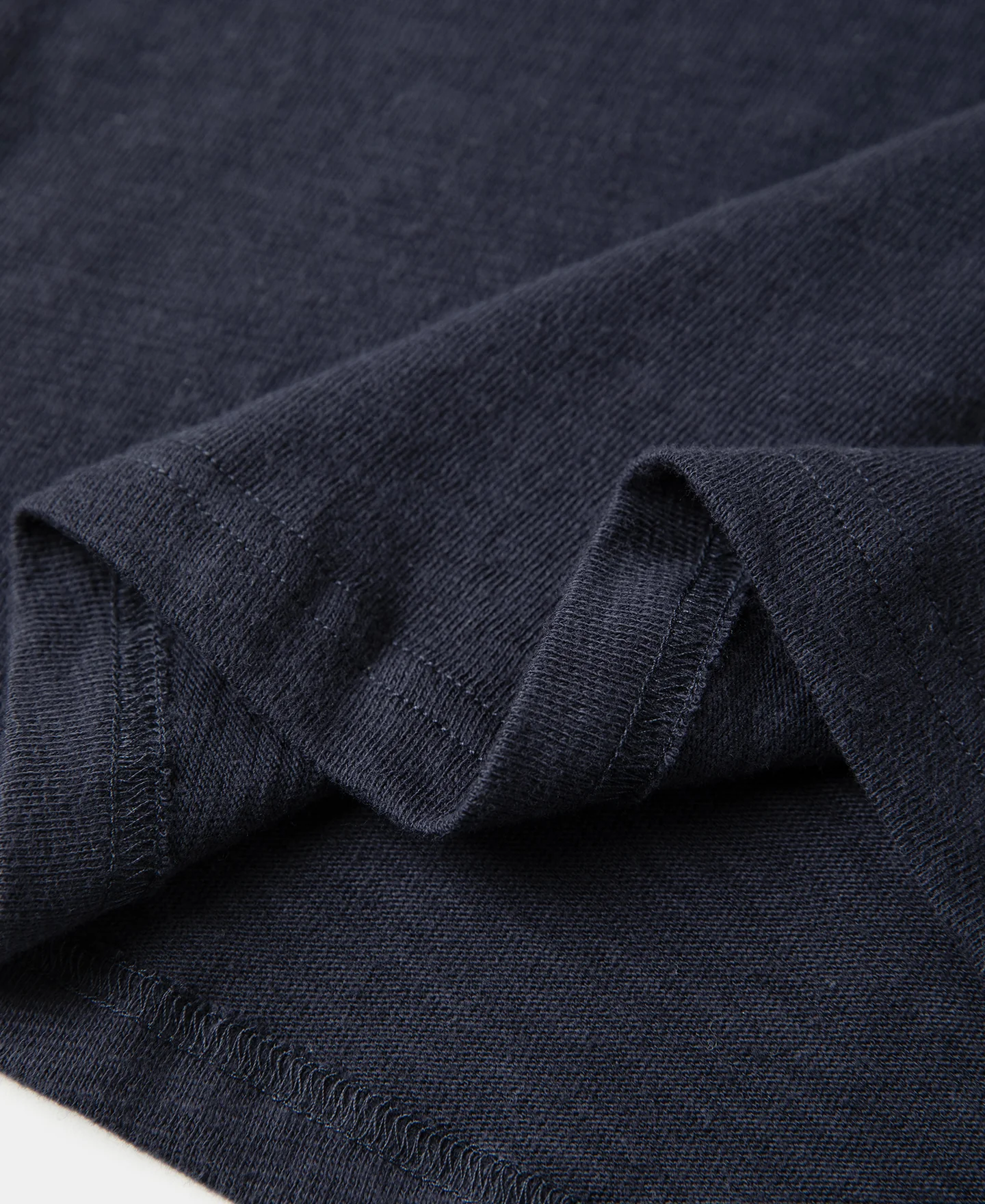 1950s Drop Shoulder Football T-Shirt - Navy