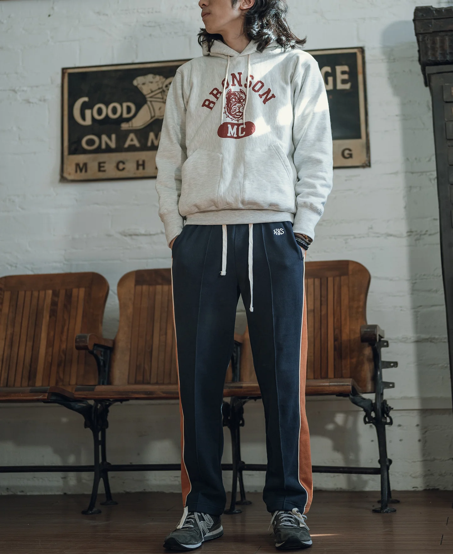 Classic Straight-Leg Striped Logo-Embroidered Cotton-Terry Sweatpants - Navy