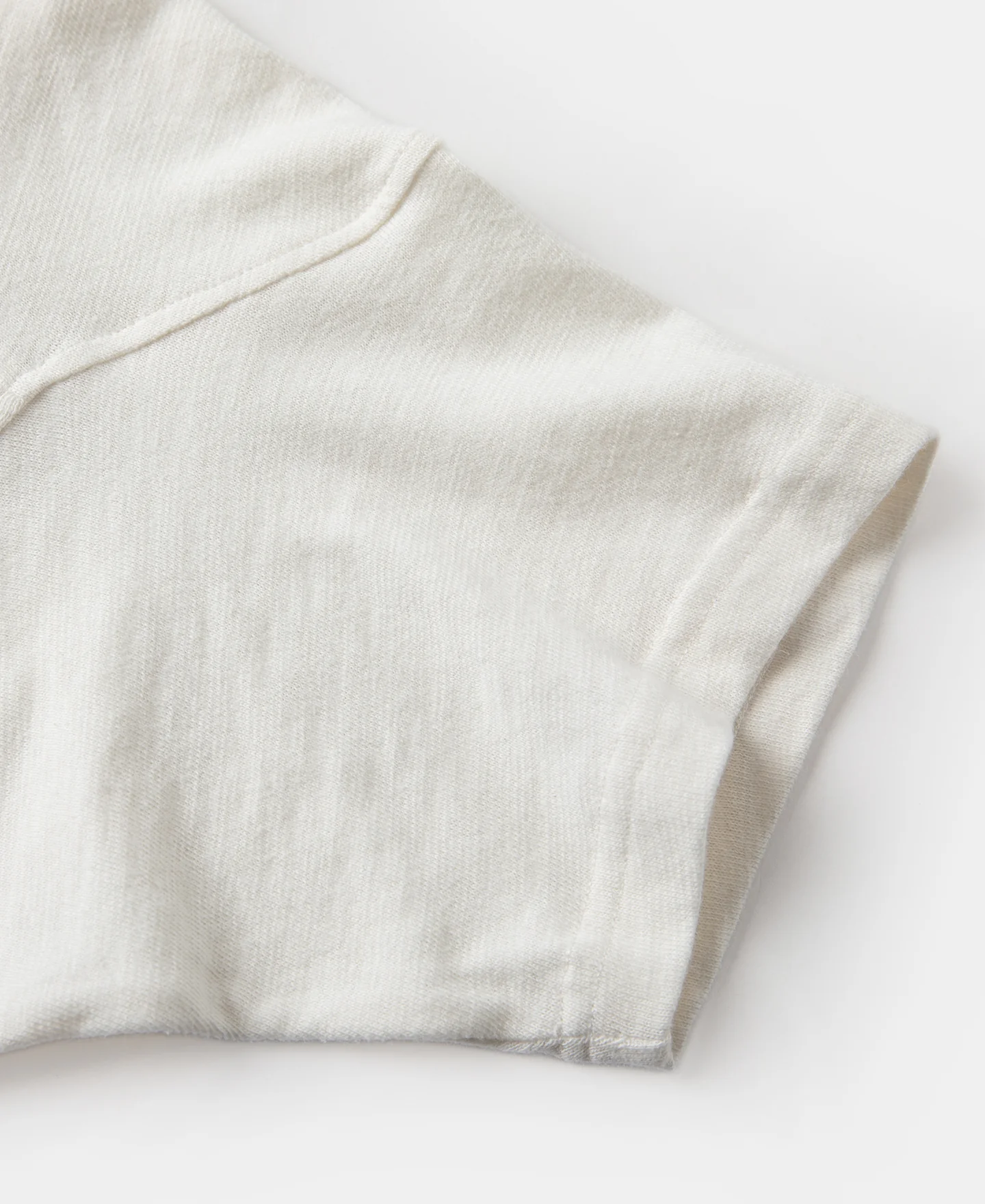 1950s Drop Shoulder Football T-Shirt - White