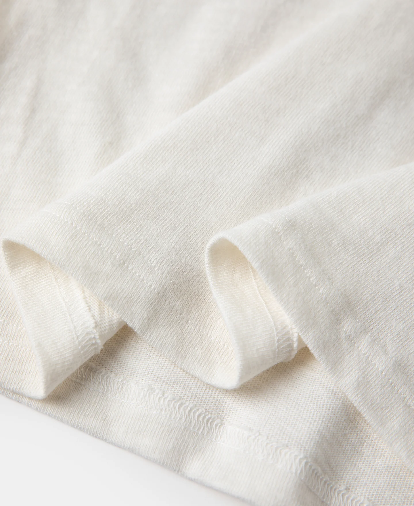 1950s Drop Shoulder Football T-Shirt - White