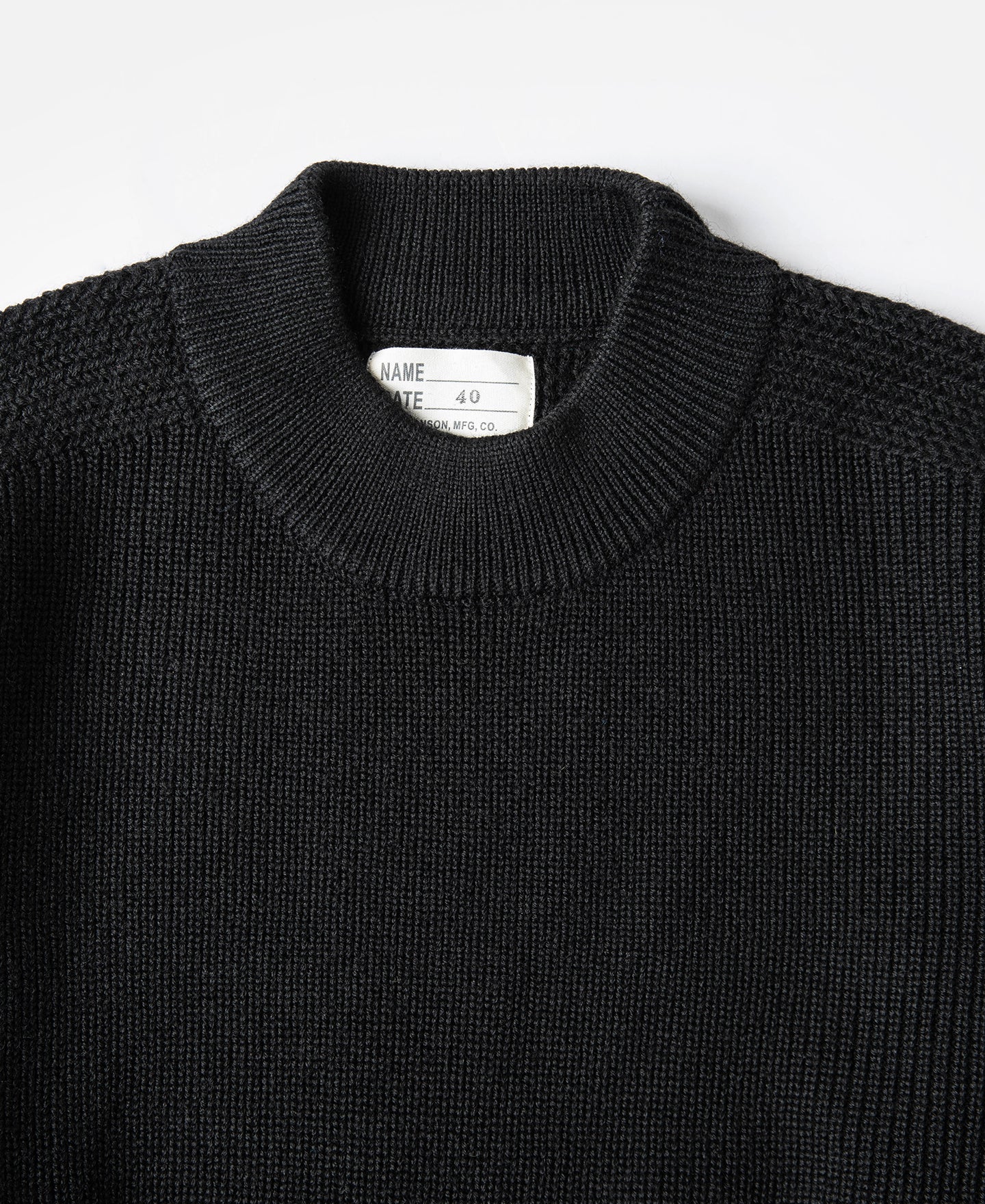 1864-pre-war-model-usn-woolen-sweater-black-8.jpg Pre-War Model USN Woolen Sweater - Black