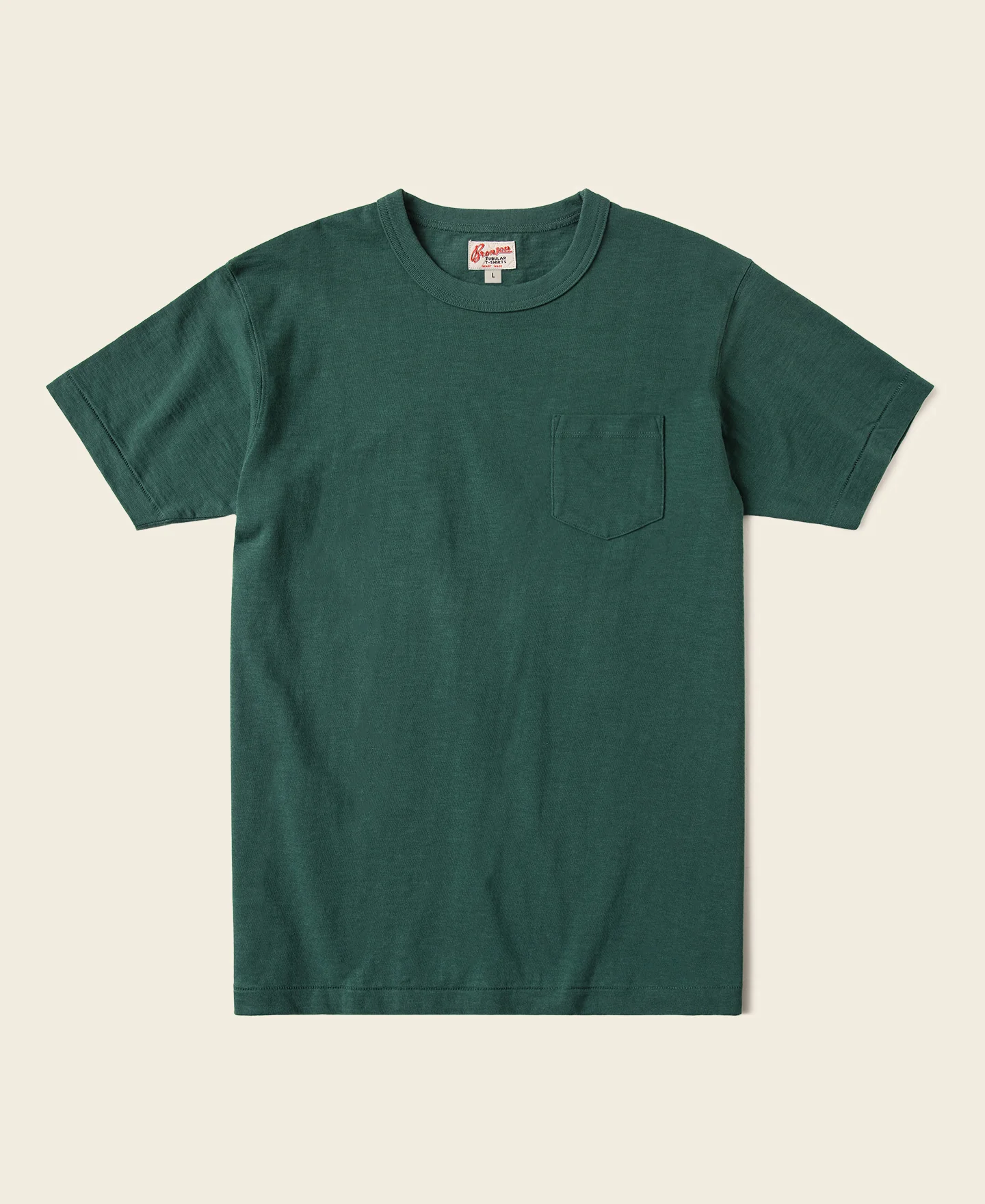 19-loopwheel-tubular-slub-cotton-pocket-t-shirt-green-1.webp Loopwheel Tubular Slub Cotton Pocket T-Shirt - Green