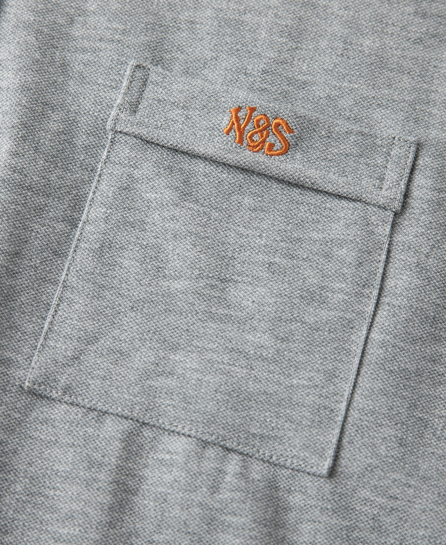 Raglan Sleeve Cotton-Piqué Polo Shirt - Gray
