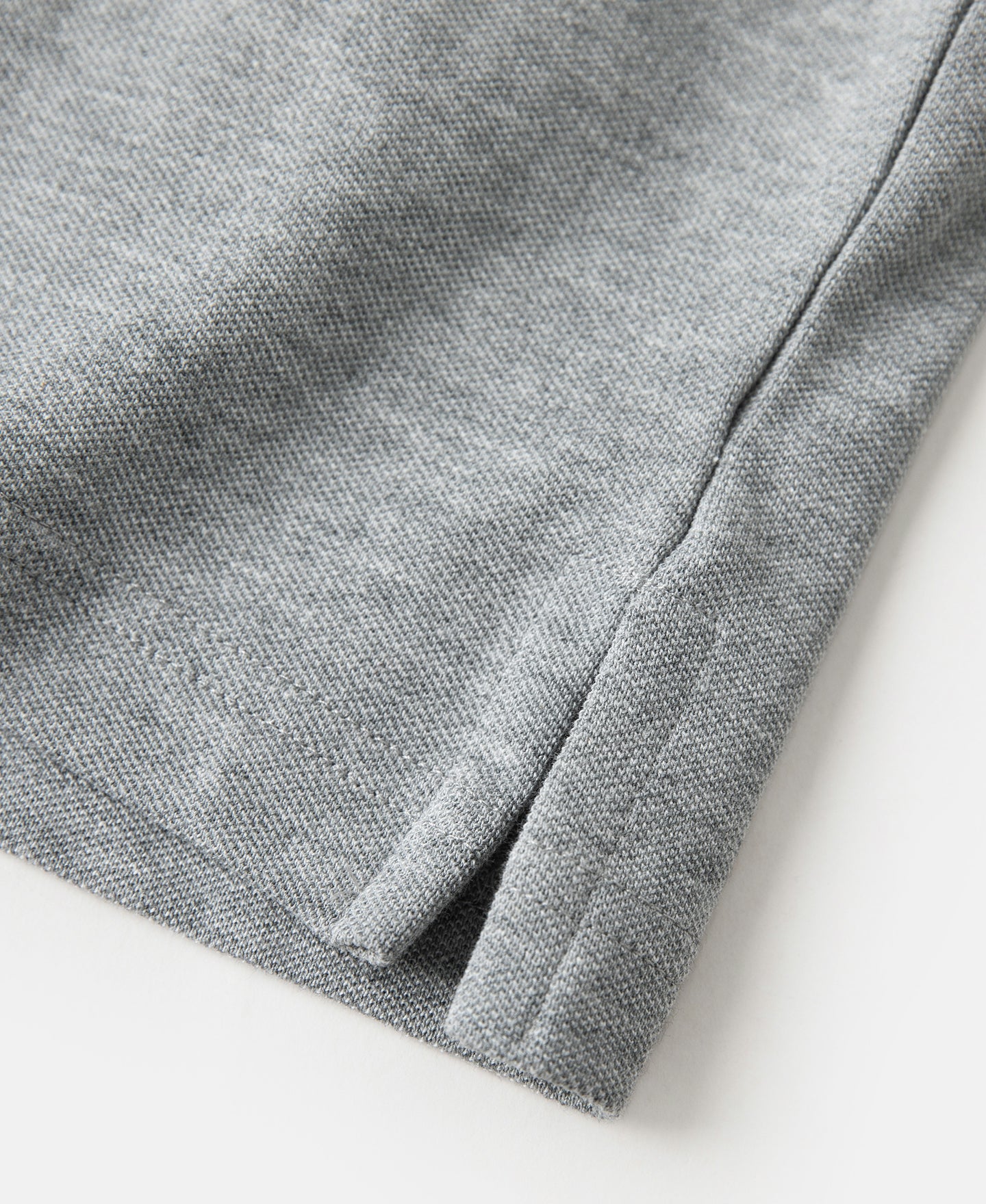 Raglan Sleeve Cotton-Piqué Polo Shirt - Gray