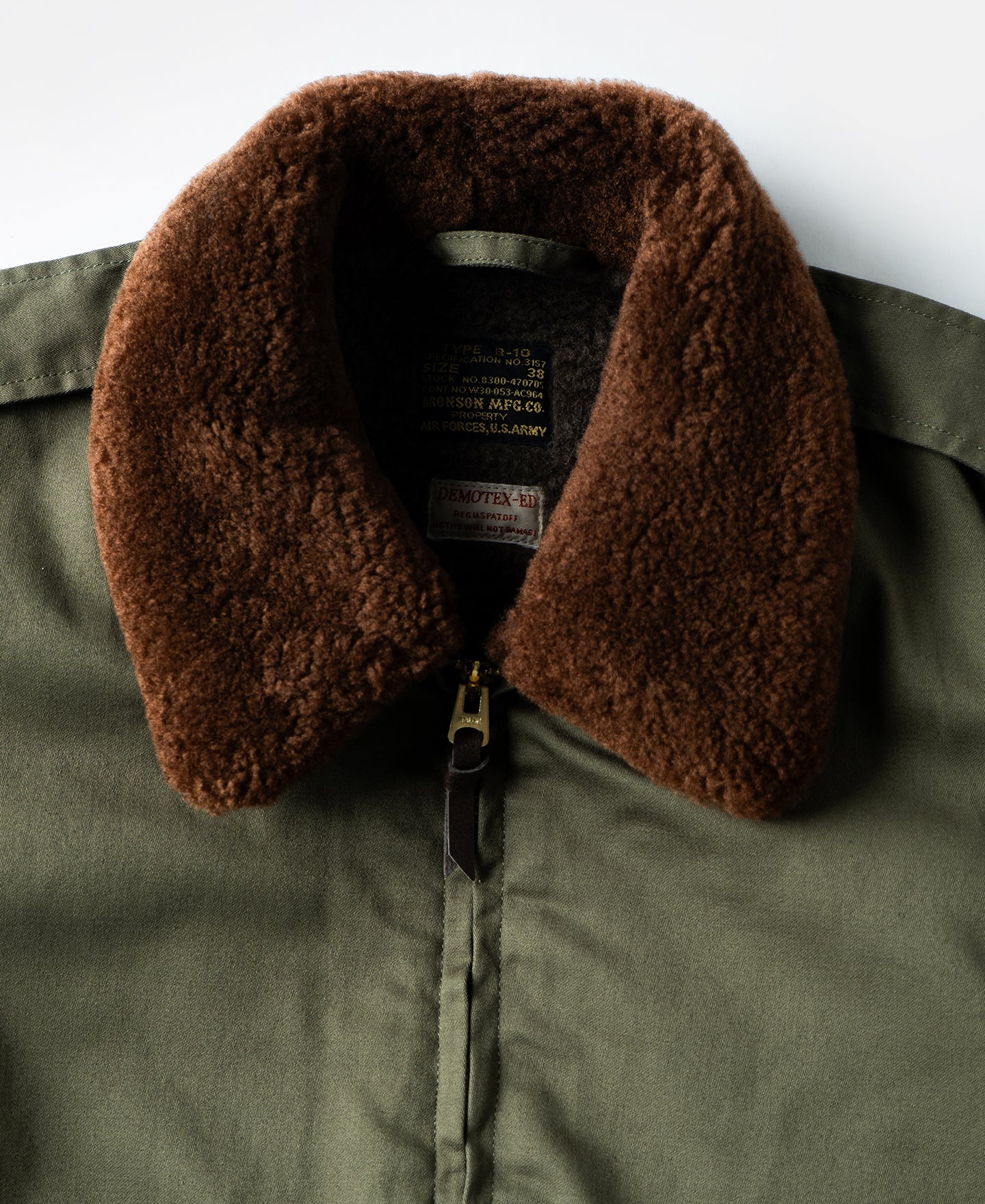 2411-usaaf-type-b-10-flight-jacket-olive-7.jpg USAAF Type B-10 Flight Jacket - Olive