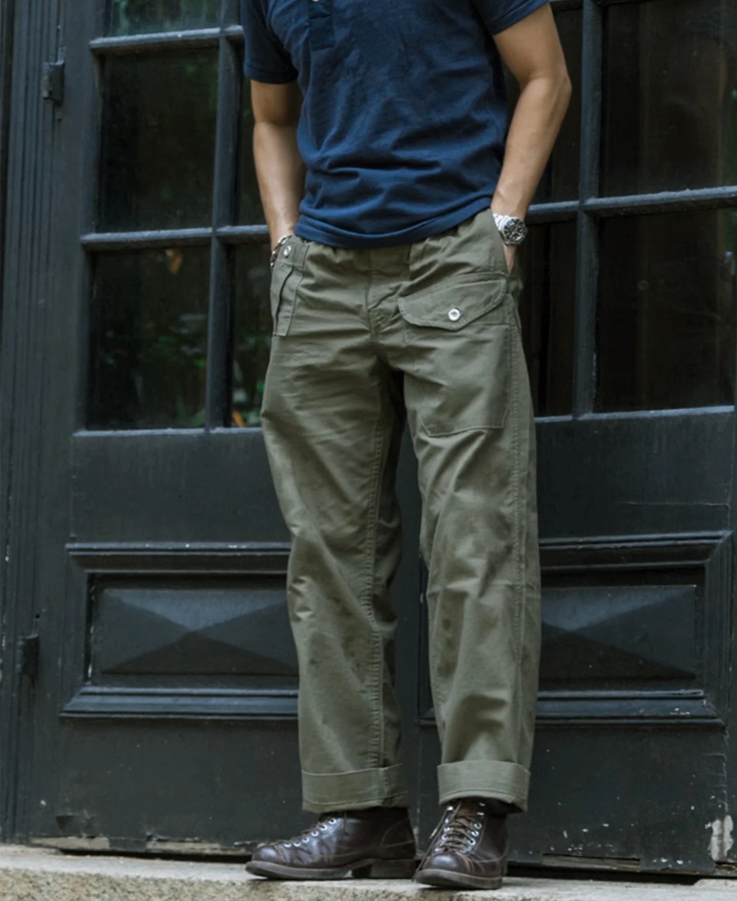 2458-1943-british-army-kd-jg-gurkha-bermuda-pants-olive-4.webp 1943 British Army KD & JG Gurkha Bermuda Pants - Olive