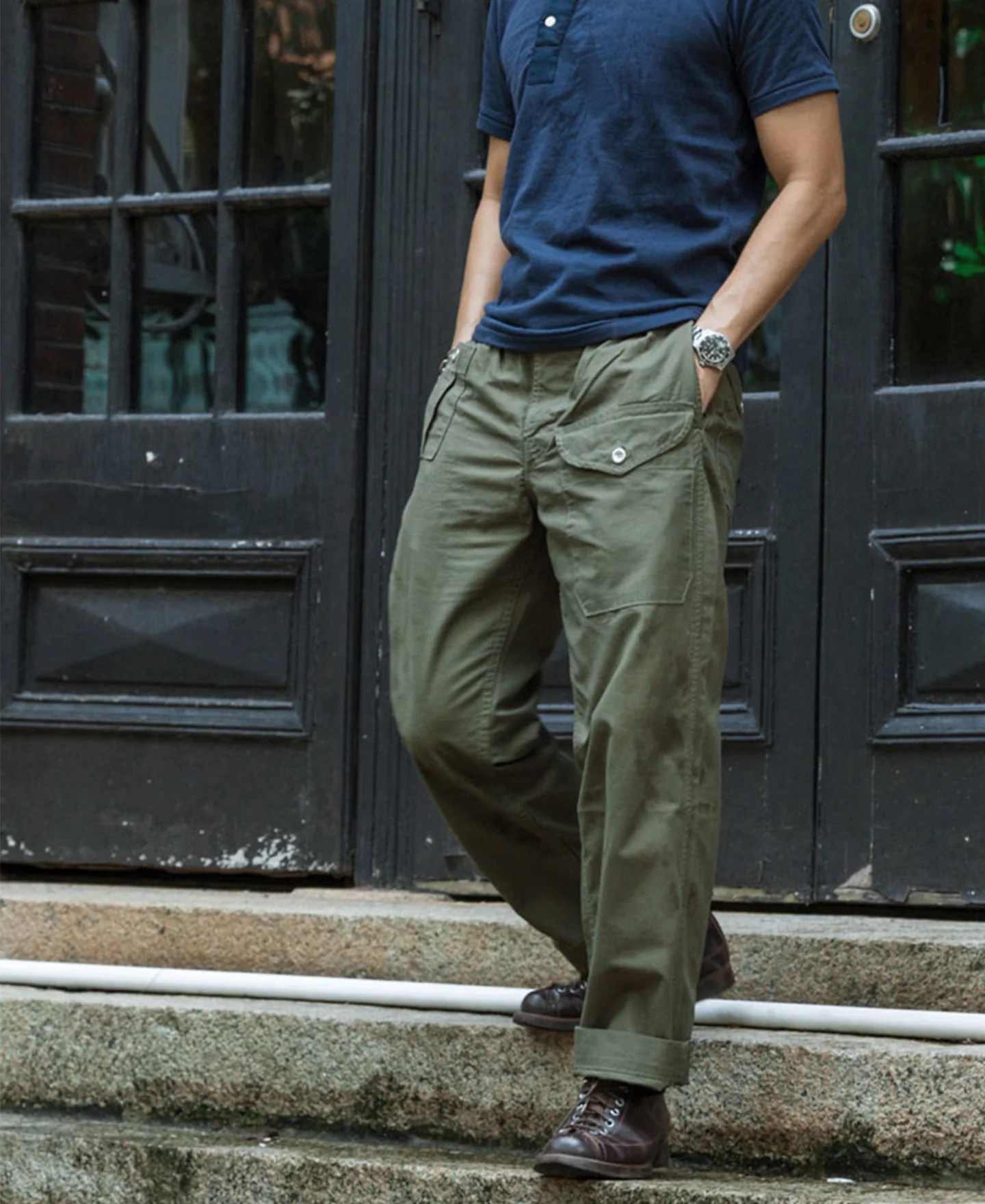 2458-1943-british-army-kd-jg-gurkha-bermuda-pants-olive-5.webp 1943 British Army KD & JG Gurkha Bermuda Pants - Olive