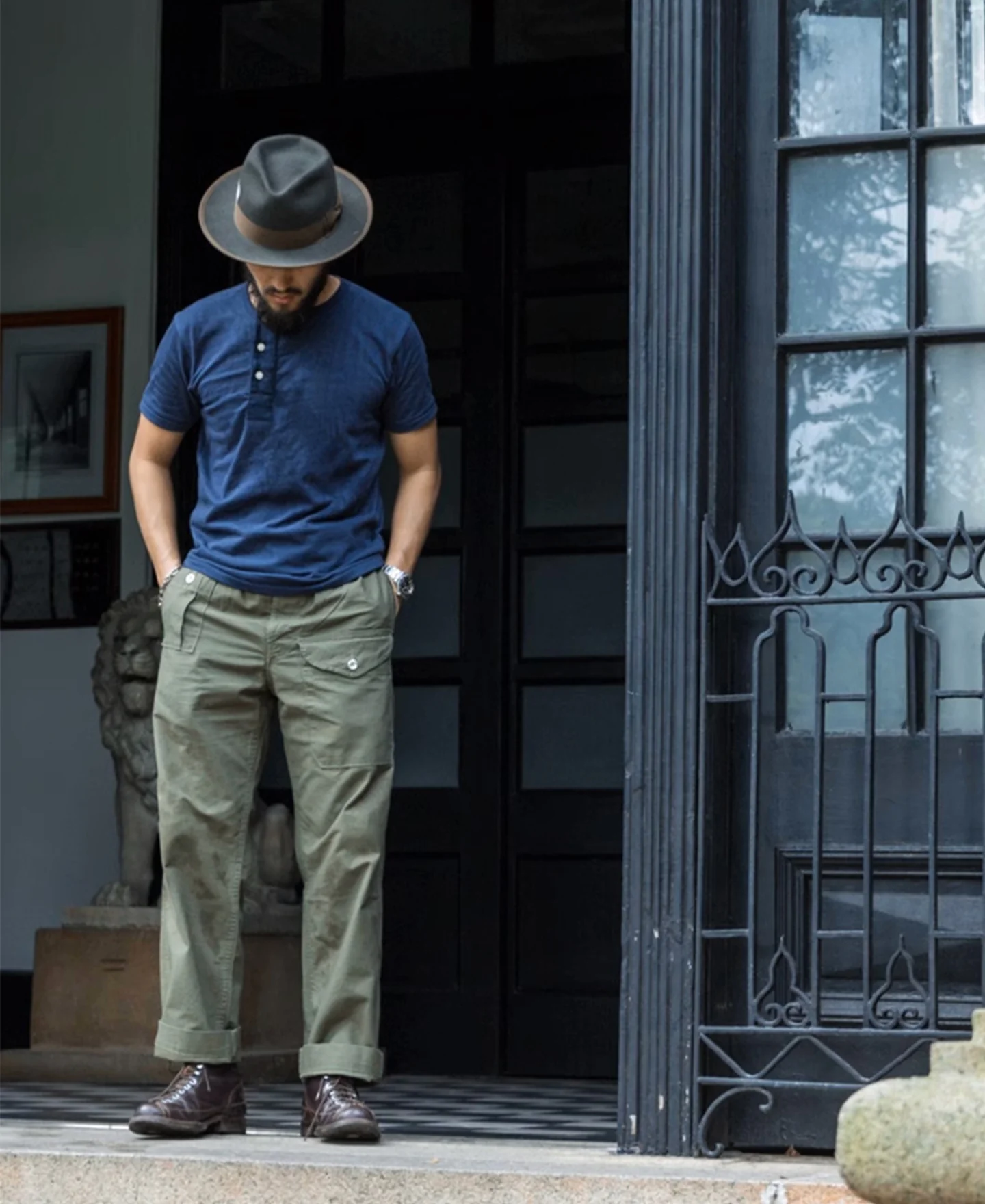 2458-1943-british-army-kd-jg-gurkha-bermuda-pants-olive-6.webp 1943 British Army KD & JG Gurkha Bermuda Pants - Olive