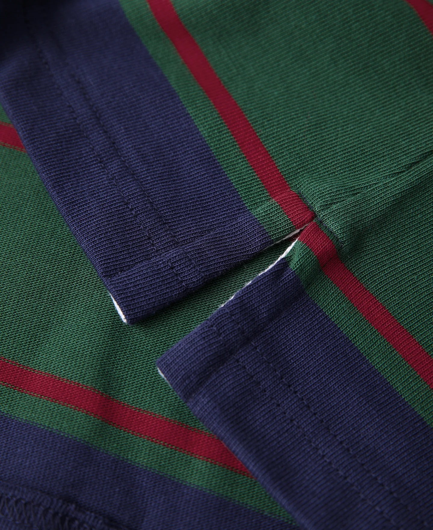 2601-classic-fit-striped-jersey-rugby-shirt-green-navy-red-11.webp Classic Fit Striped Jersey Rugby Shirt - Green/Navy/Red
