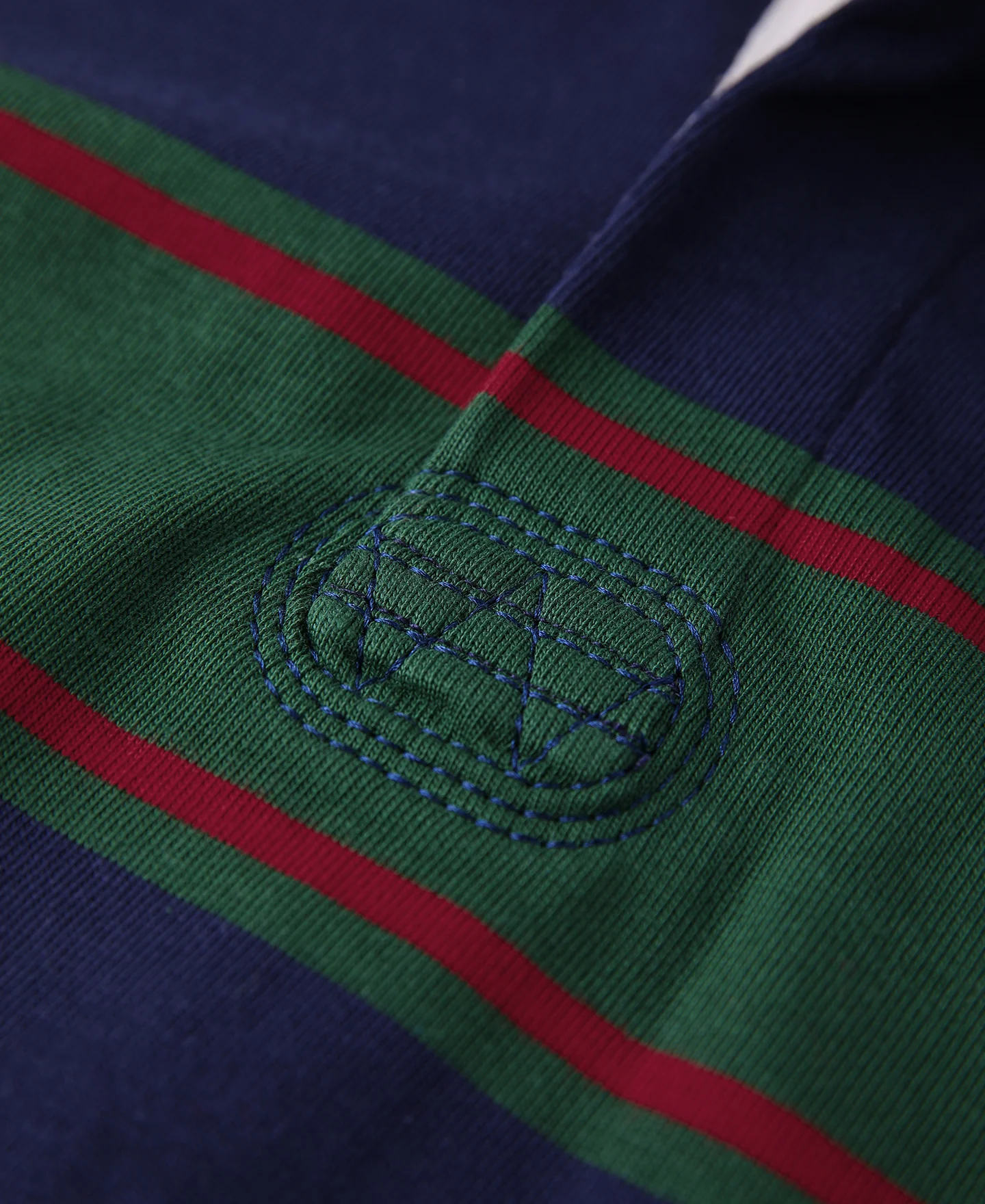 2601-classic-fit-striped-jersey-rugby-shirt-green-navy-red-9.webp Classic Fit Striped Jersey Rugby Shirt - Green/Navy/Red