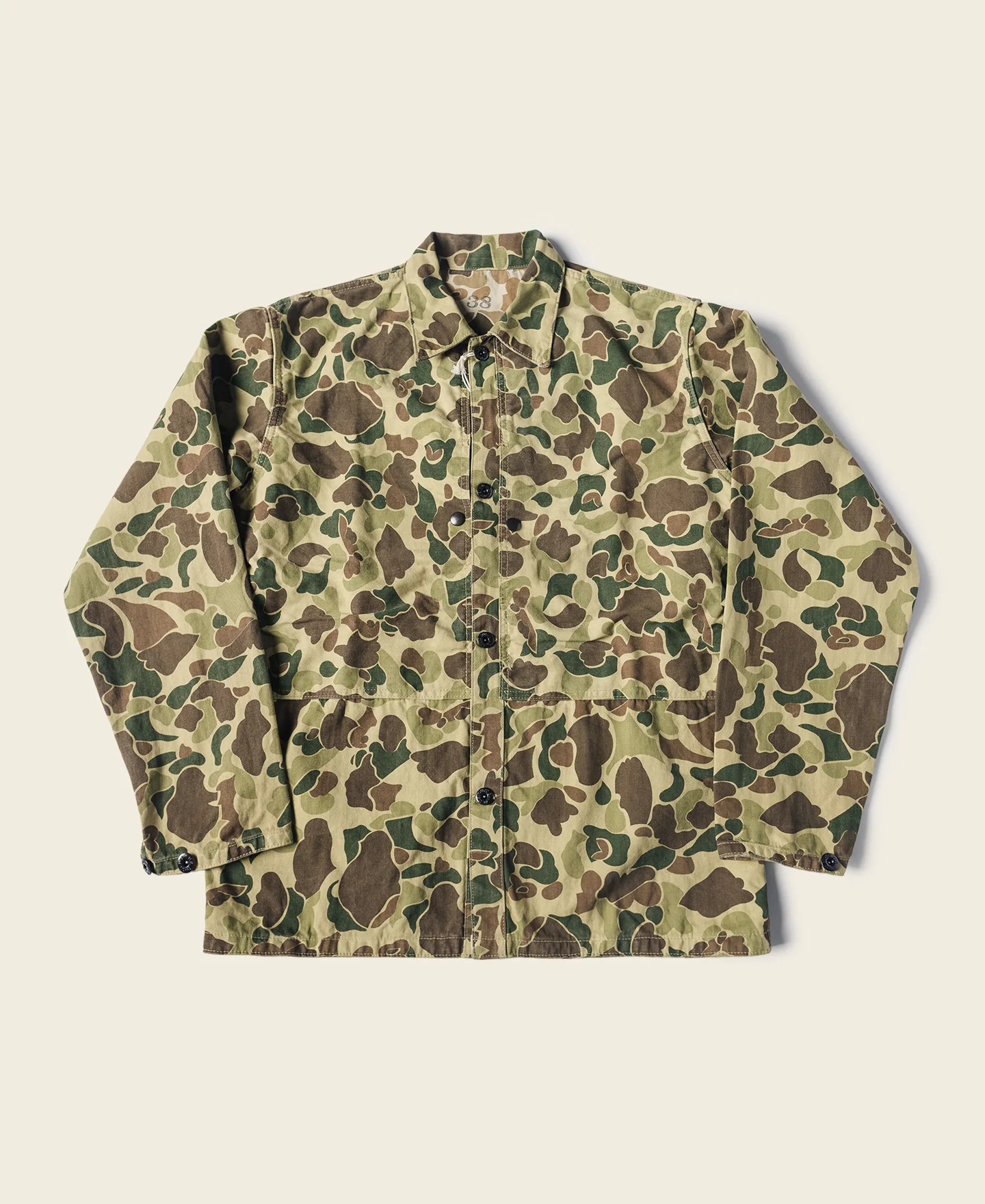 418-wwii-usmc-type-p-44-hbt-duck-hunter-camo-jacket-1.webp WWII USMC Type P-44 HBT Duck Hunter Camo Jacket
