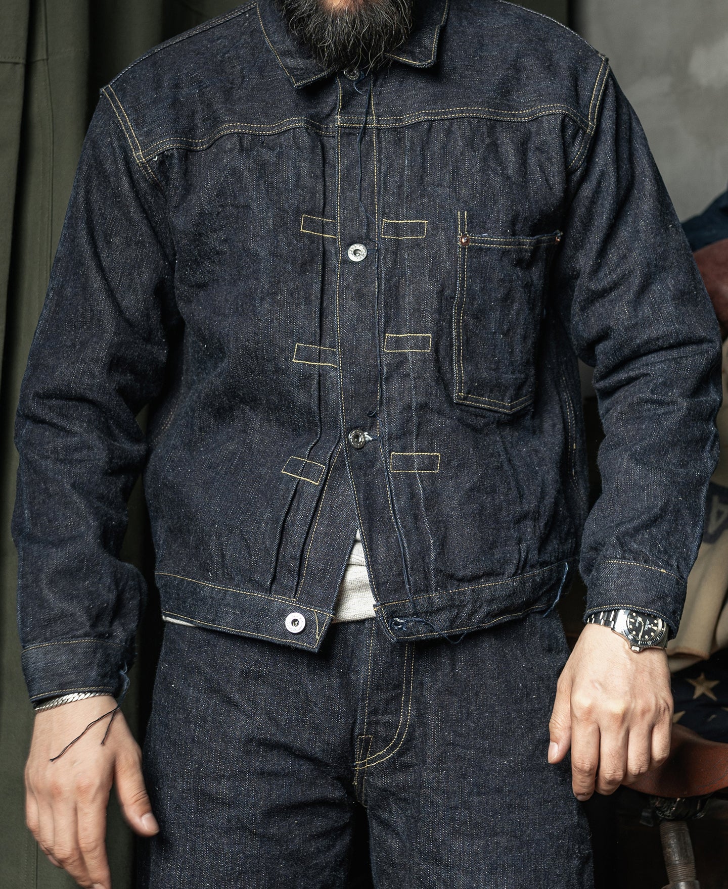 66-s806xx-1943-war-simplified-model-1st-selvedge-denim-jacket-4.jpg S806XX 1943 War Simplified Model 1st Selvedge Denim Jacket