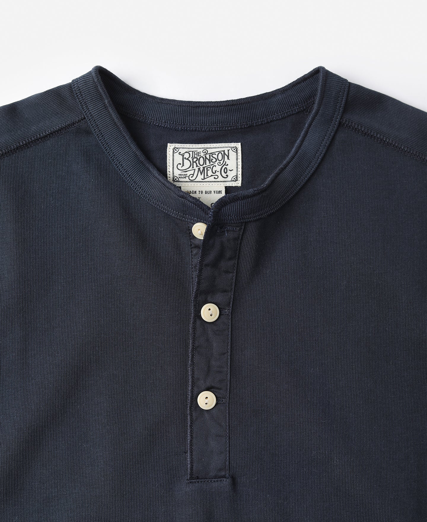 718-vintage-long-sleeve-henley-shirt-navy-6.jpg Vintage Long Sleeve Henley Shirt - Navy