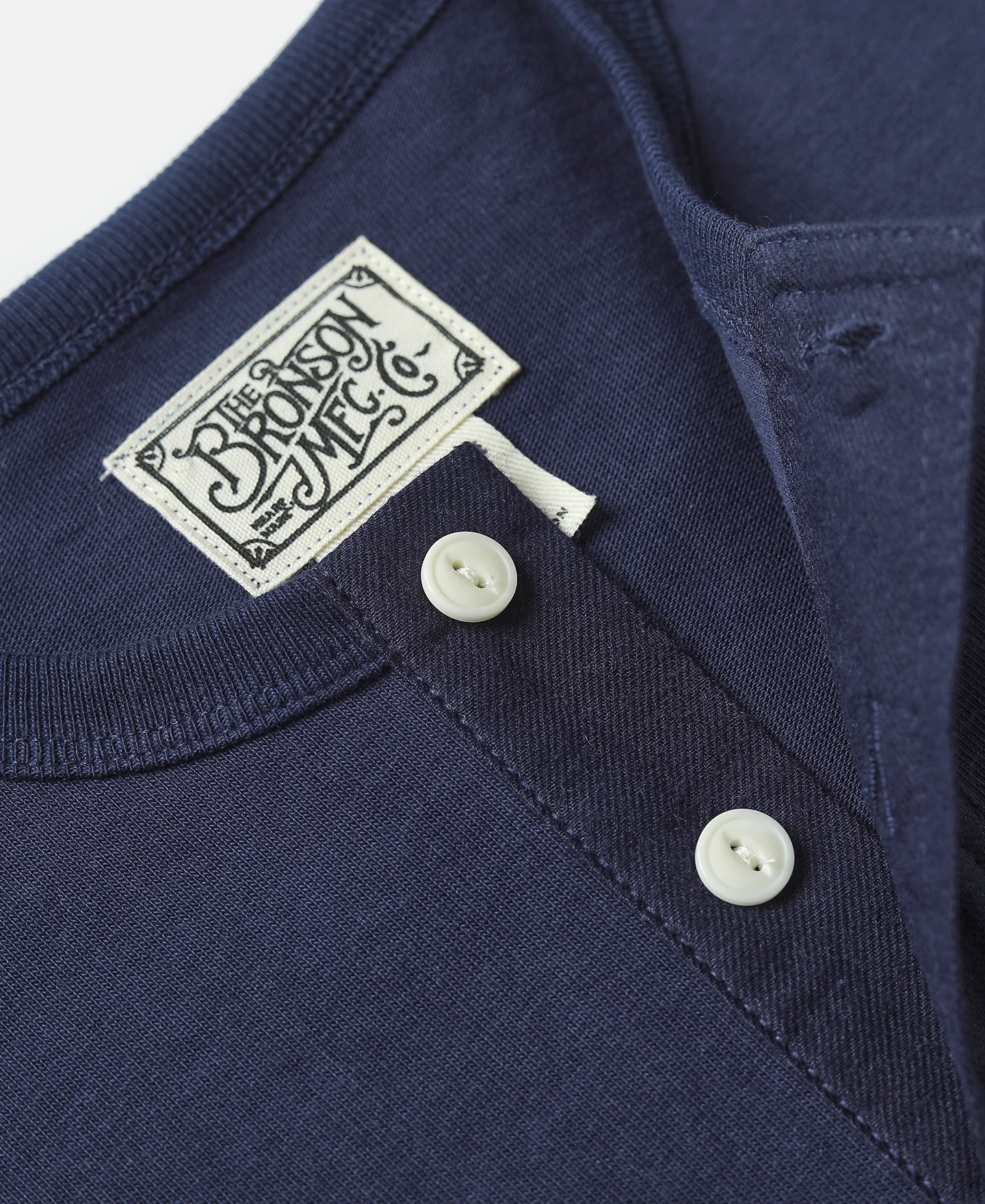 Vintage Short Sleeve Henley T-Shirt - Navy