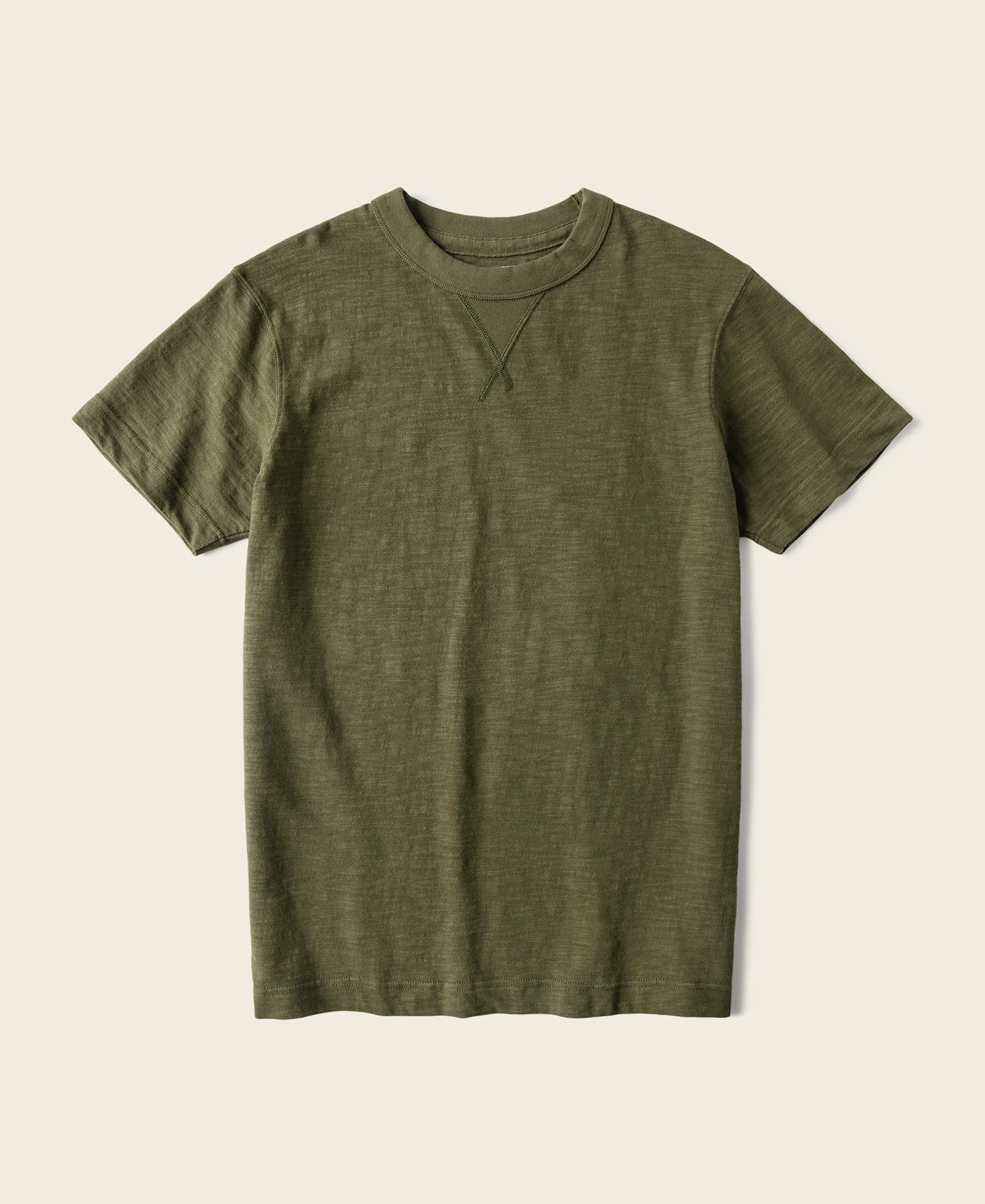760-10.5-oz-cotton-tubular-gusset-t-shirt-green-1.webp 10.5 oz Cotton Tubular Gusset T-Shirt - Green