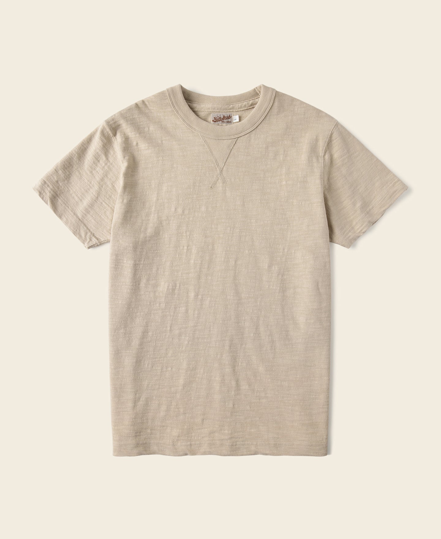 778-10.5-oz-cotton-tubular-gusset-t-shirt-sand-1.jpg 10.5 oz Cotton Tubular Gusset T-Shirt - Sand