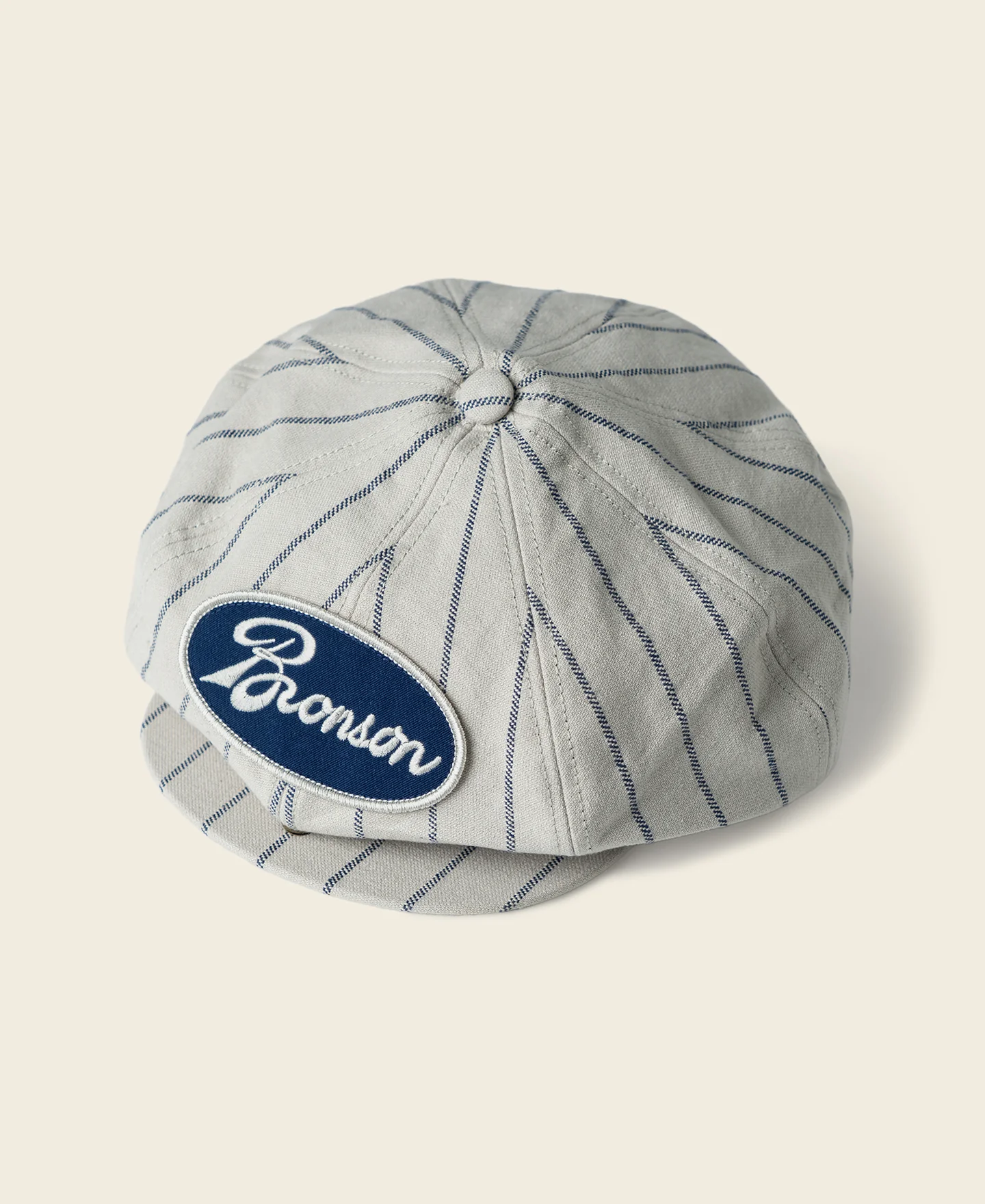 99-1950s-railroad-stripe-newsboy-cap-gray-1.webp 1950s Railroad Stripe Newsboy Cap - Gray